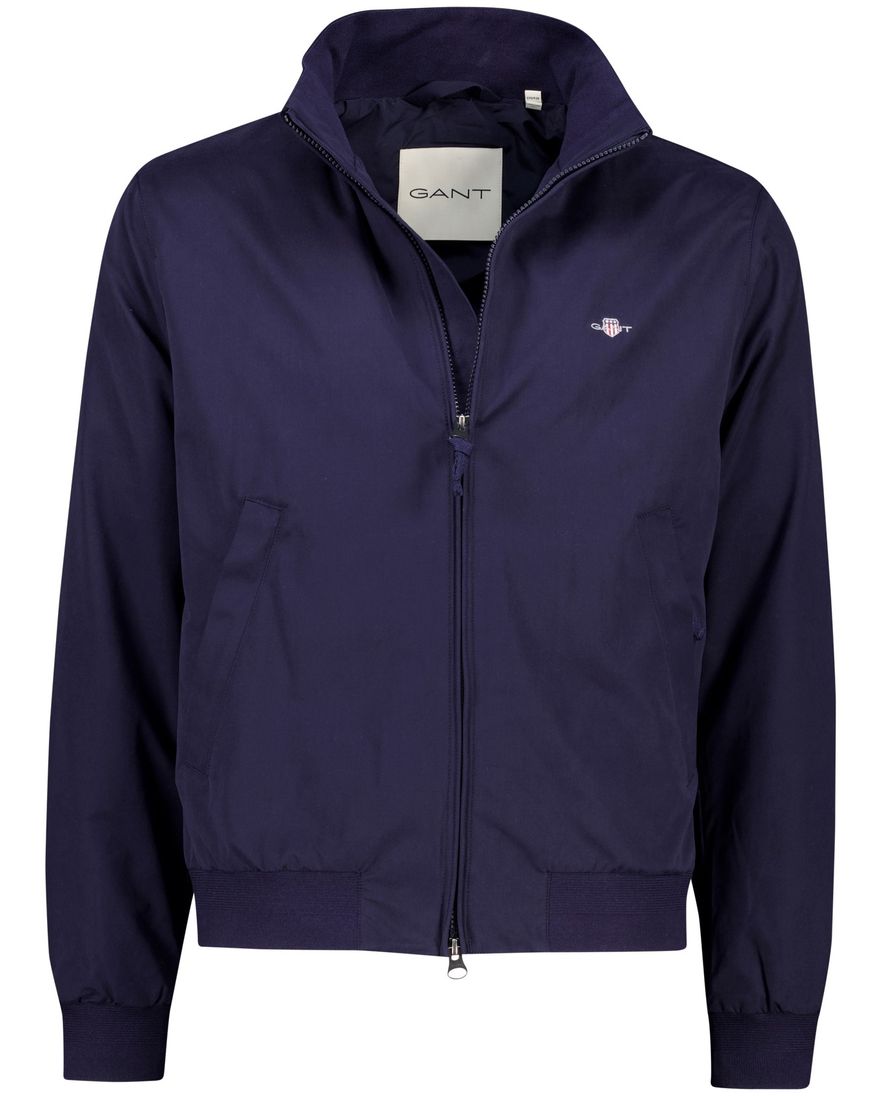 Gant jack donkerblauw hoge hals zomerjas