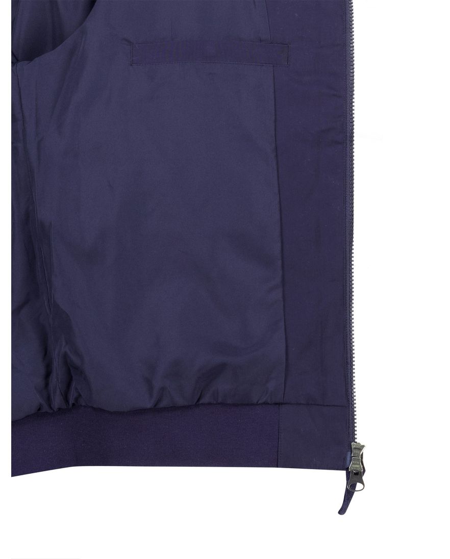 Gant jack donkerblauw hoge hals zomerjas