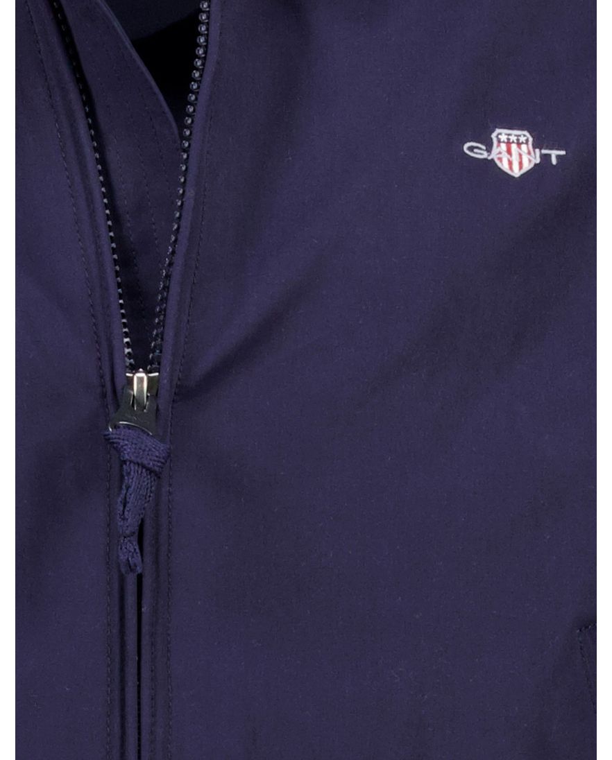 Gant jack donkerblauw hoge hals zomerjas