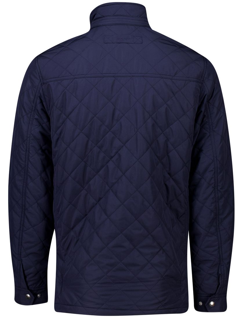 Gant Windcheater tussenjas donkerblauw effen