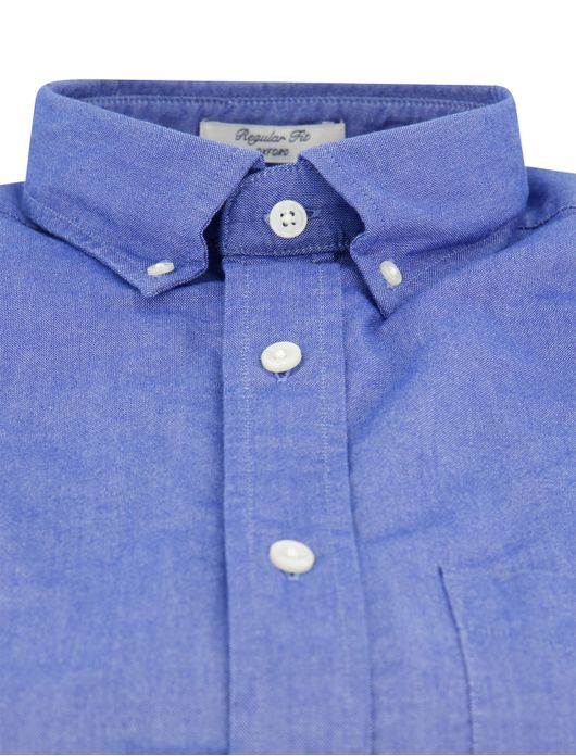casual overhemd blauw Gant