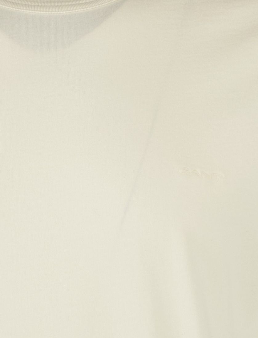 Gant T-shirt ecru 100% katoen