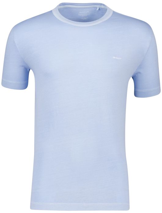 Gant T-shirt blauw effen