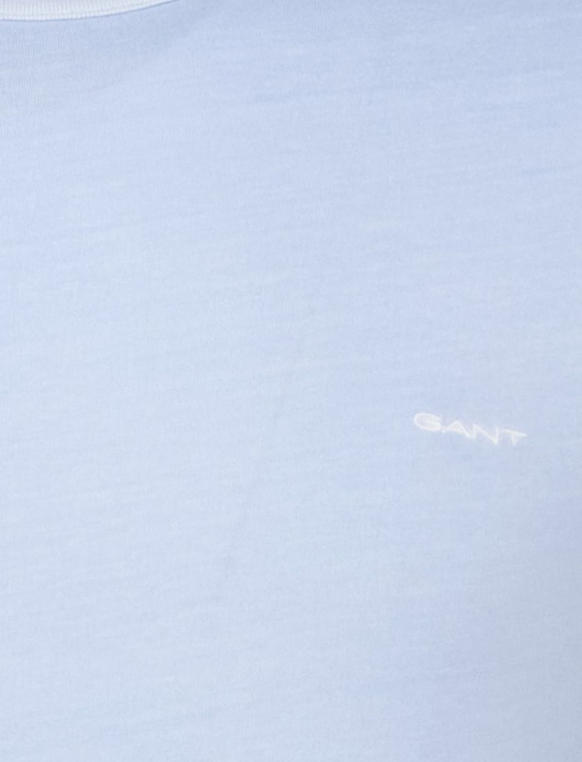 Gant T-shirt blauw effen