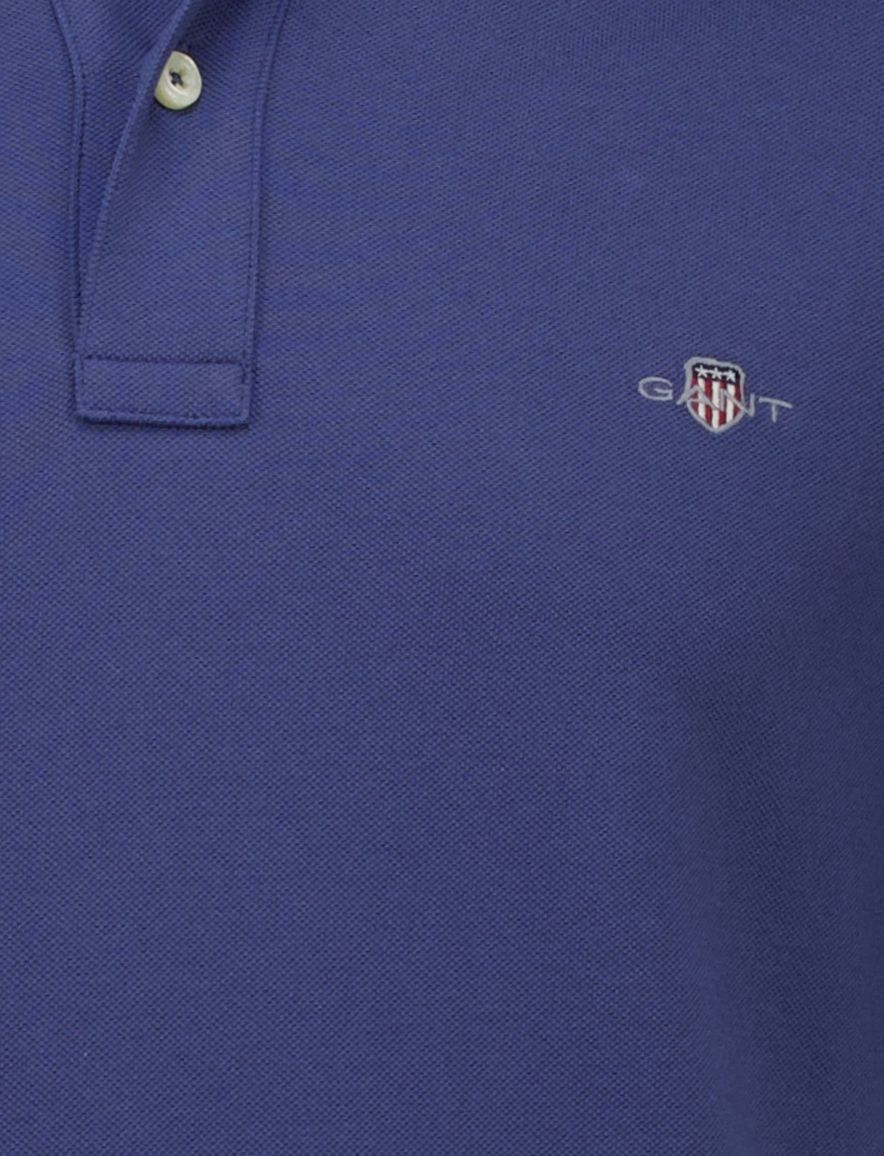 Gant Shield polo regular fit donkerblauw