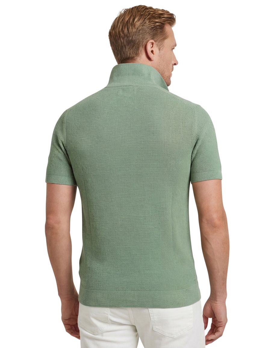 Gant polo groen effen pique