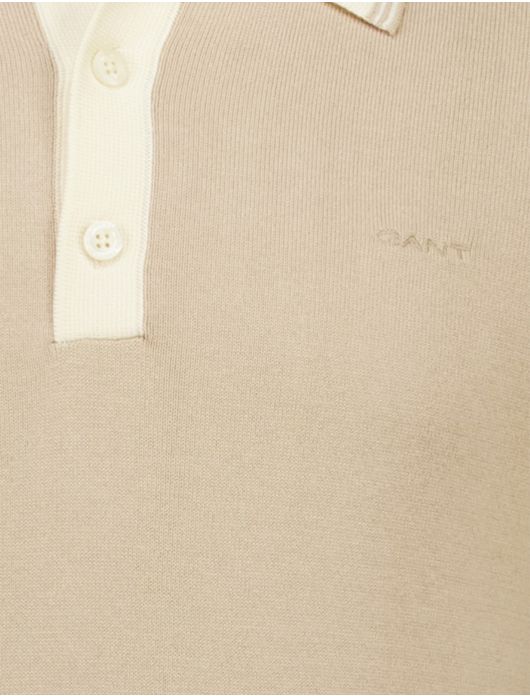 Gant polo beige modal blend