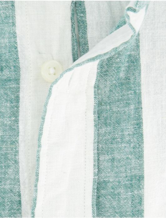 Gant overhemd groen gestreept