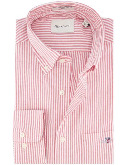 Gant Gant overhemd rood gestreept