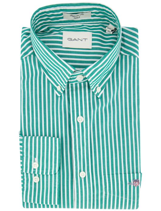 Gant overhemd groen regular fit