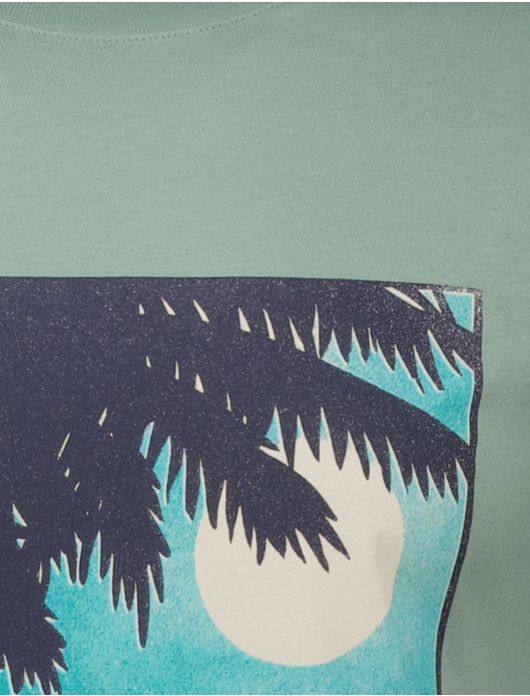 Gant T-shirt groen met afdruk