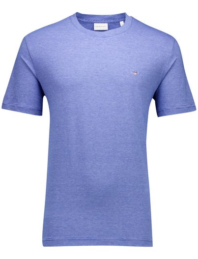 Gant Gant gestreept T-shirt blauw wit jersey gestreept