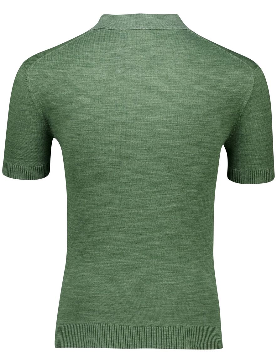 Gant polo groen katoen v-hals
