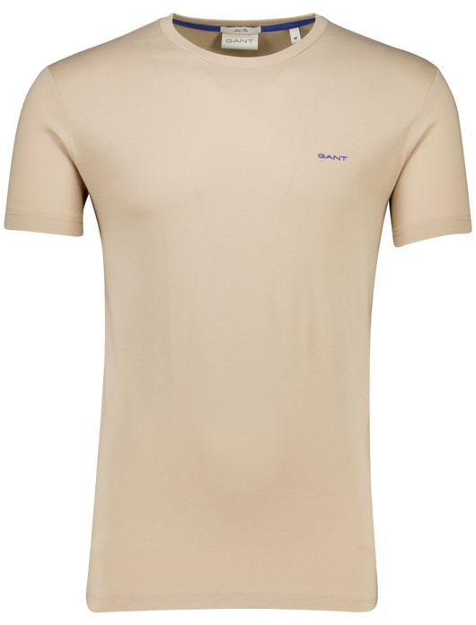 Gant t-shirt beige slim fit