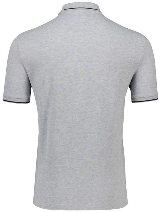 Gant Tipping korte mouw polo grijs pique