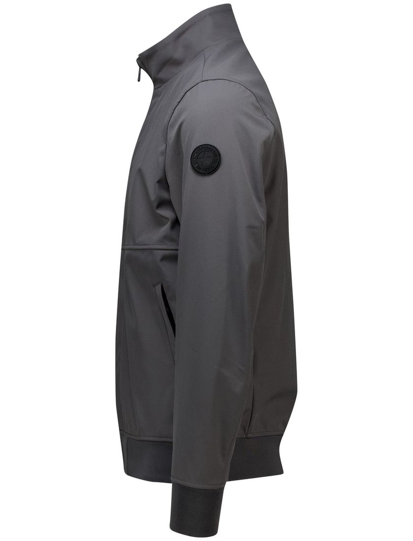 Airforce softshell jas grijs normale fit waterafstotend