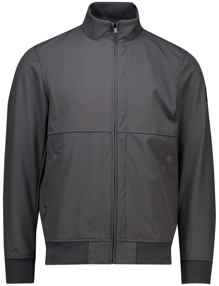 Airforce softshell jas grijs normale fit waterafstotend