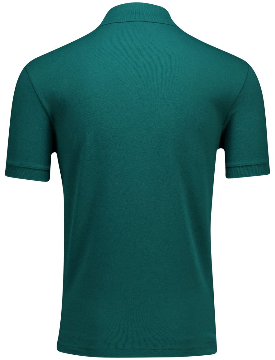Hugo Boss Black Pallas pique polo groen katoen