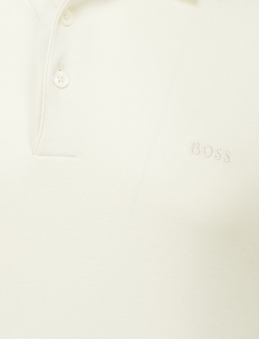 Hugo Boss Black Pado 30 lange mouw polo creme