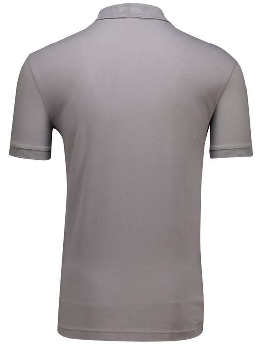 Boss orange polo grijs effen