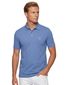 Boss Orange Passenger blauw polo katoen slim fit