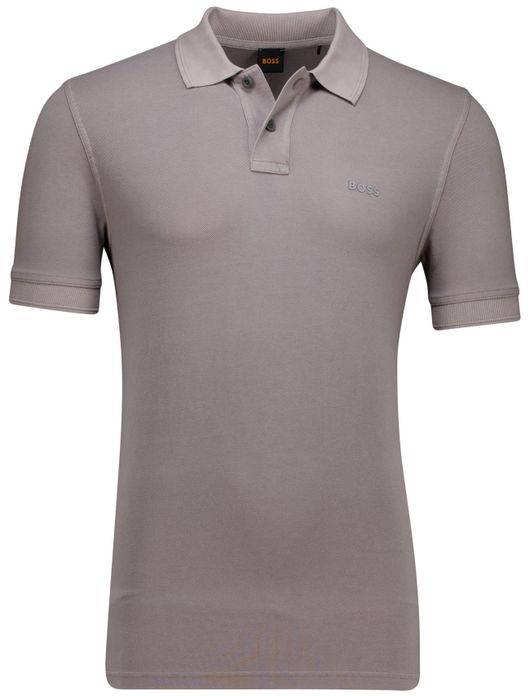 Hugo Boss Orange polo grijs pique