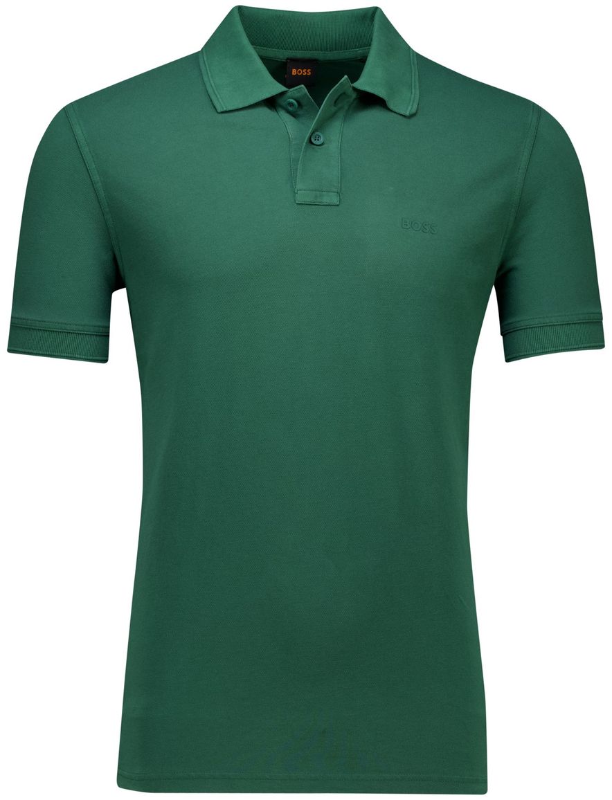BOSS polo groen korte mouw Prime Polo