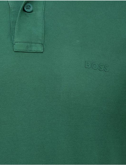 BOSS polo groen korte mouw Prime Polo