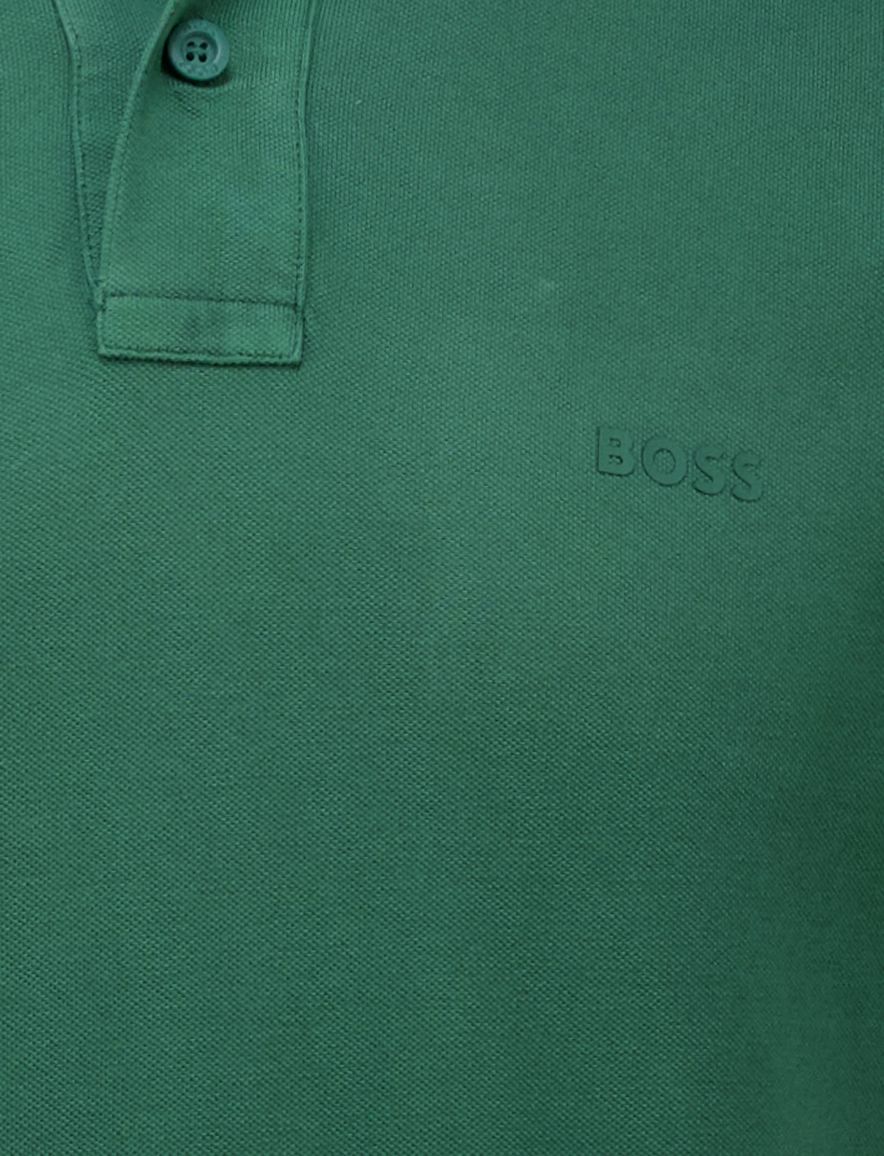 BOSS polo groen korte mouw Prime Polo