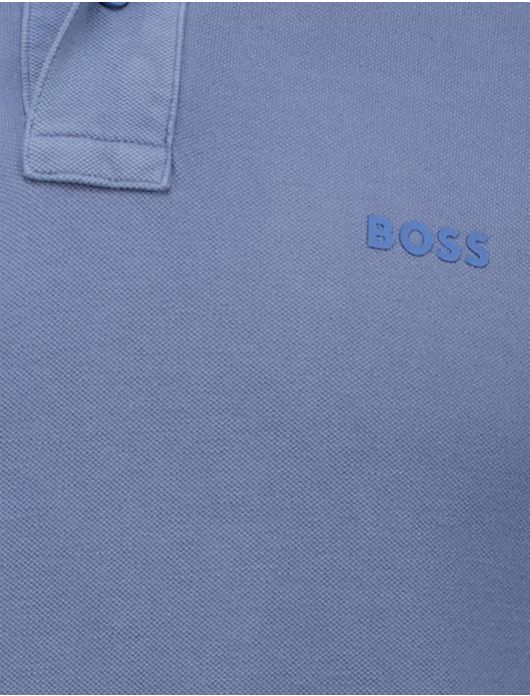 Hugo Boss Orange Prime blauw pique