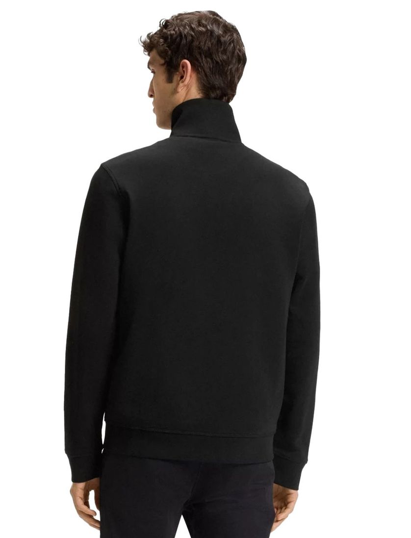 Vest Hugo Boss Orange Zestart zwart katoen rits
