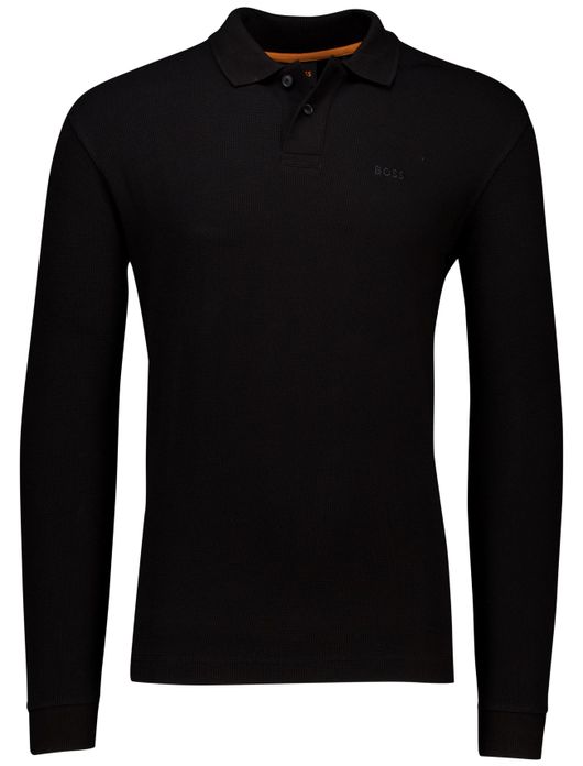 Hugo Boss polo LM Petempestolong zwart