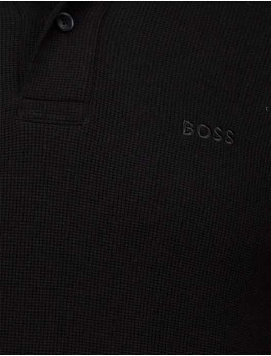 Hugo Boss polo LM Petempestolong zwart