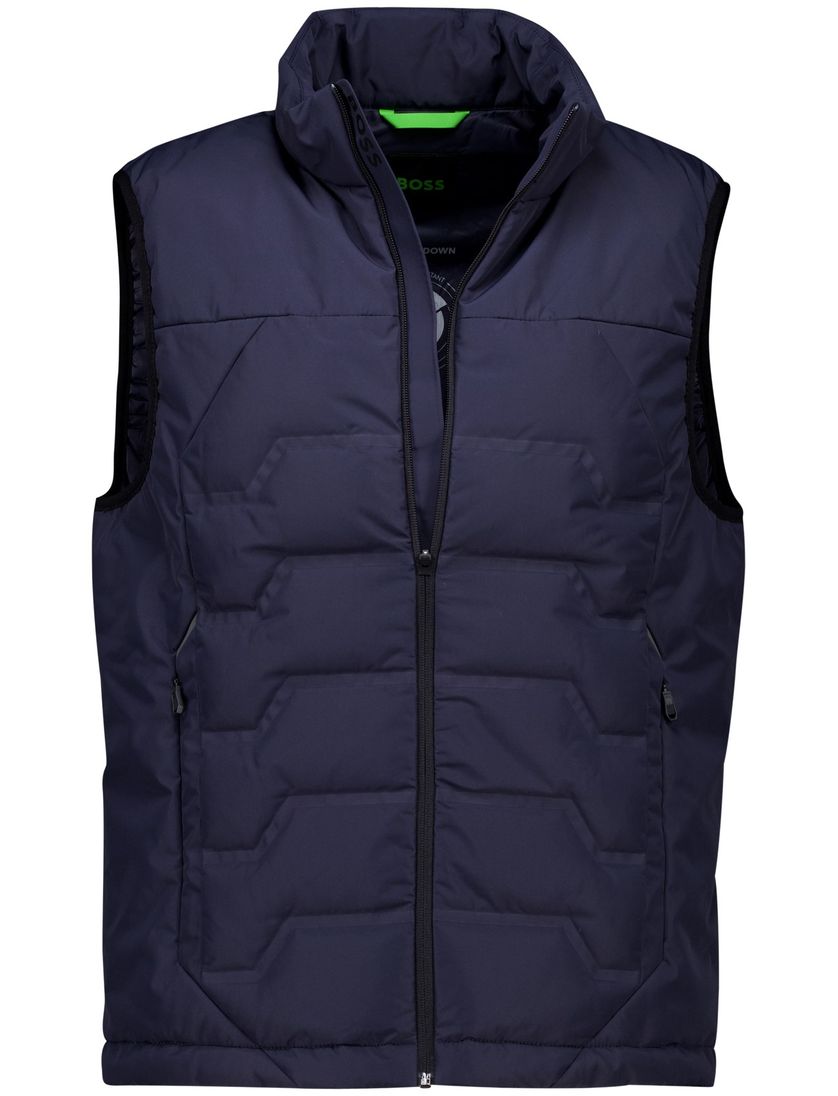 BOSS Green bodywarmer V Kharan effen