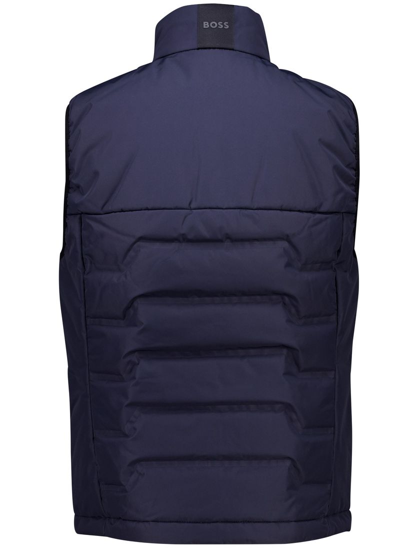 BOSS Green bodywarmer V Kharan effen