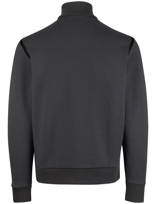 effen vest Boss Green grijs