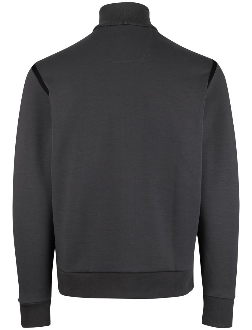 grijs vest Boss Green effen