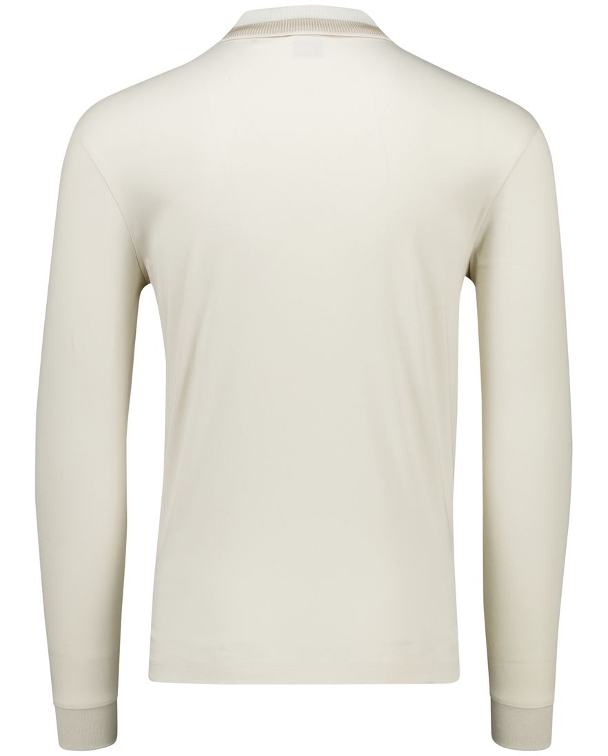 Boss polo lange mouw katoen