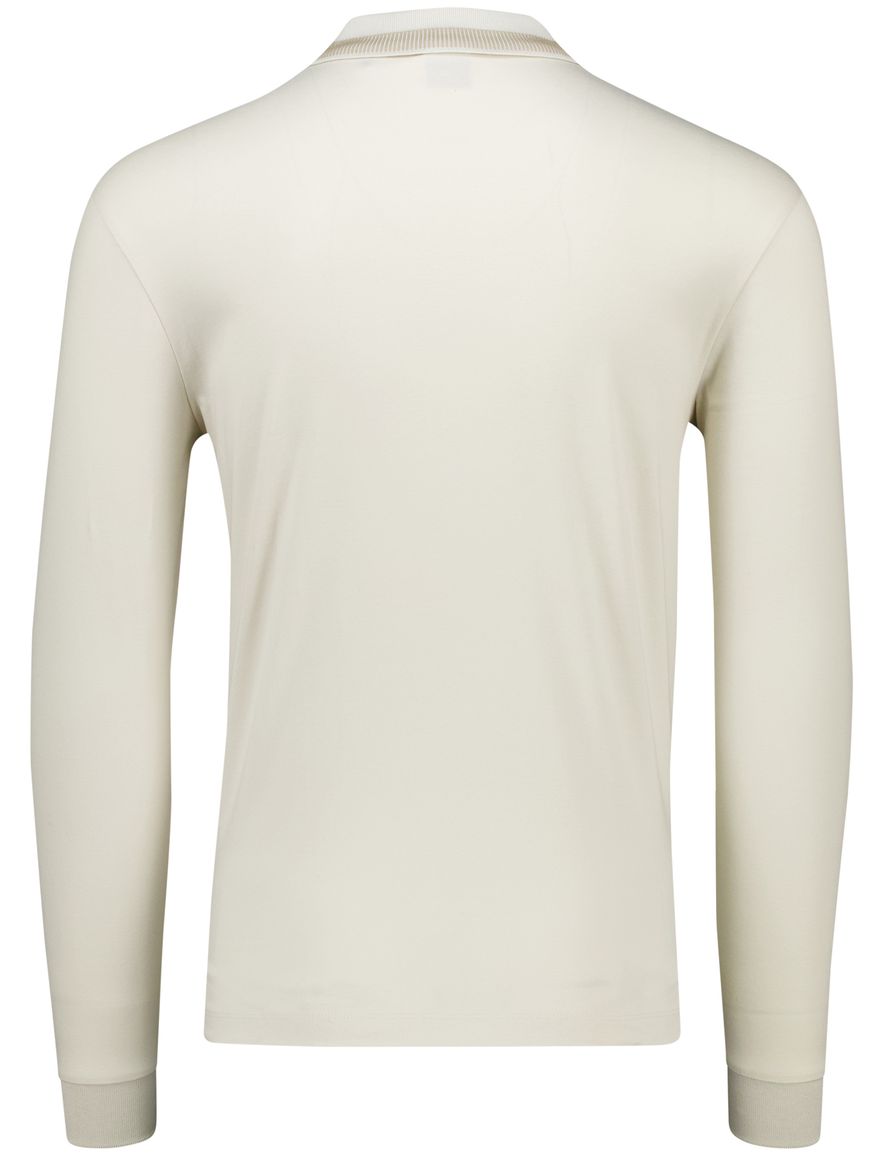 Boss polo lange mouw katoen