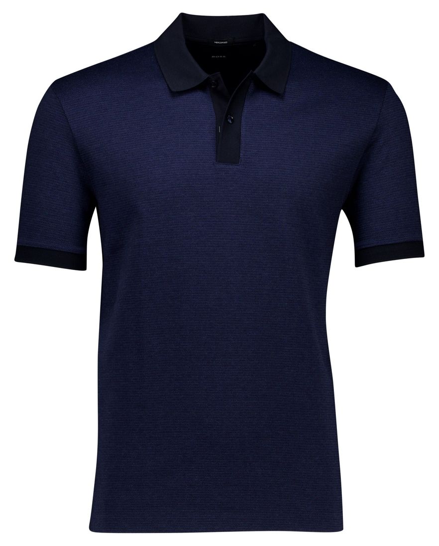 Hugo Boss Black H-Parlay polo donkerblauw