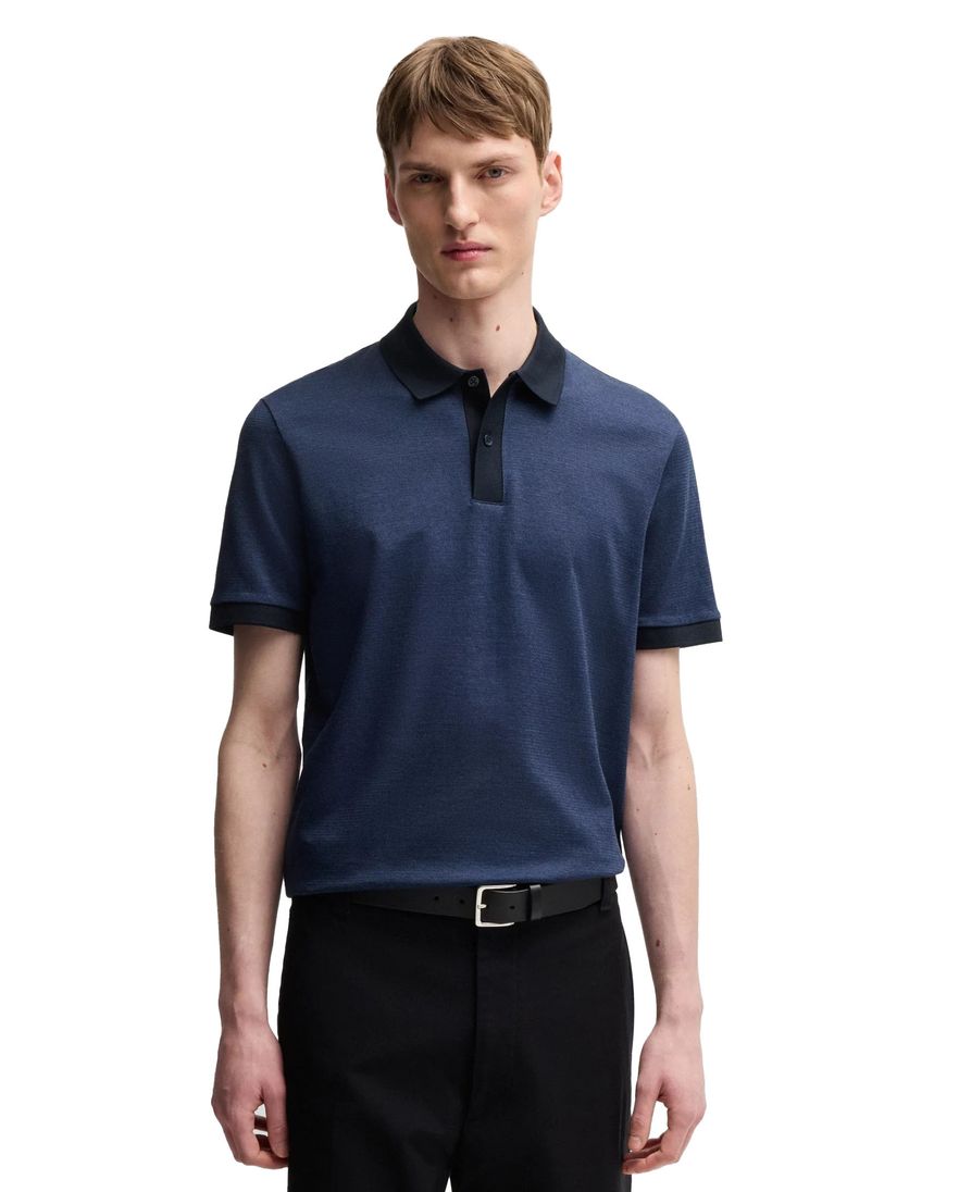 Hugo Boss Black H-Parlay polo donkerblauw