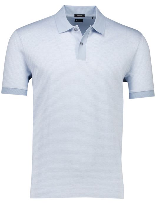 Hugo Boss black polo mercerised jersey