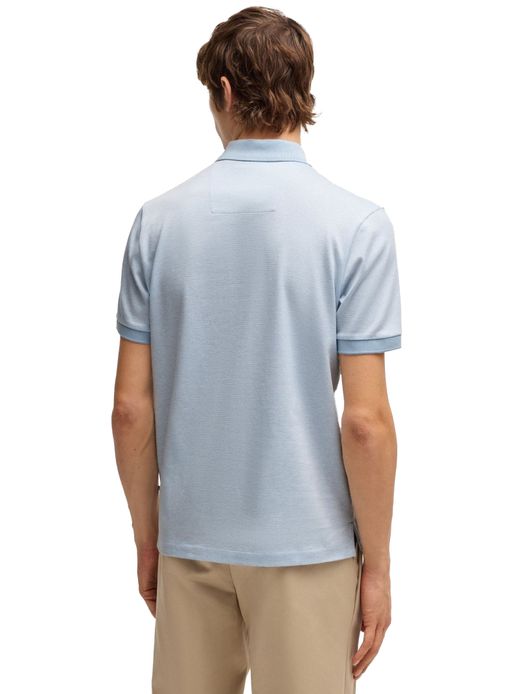 Hugo Boss black polo mercerised jersey