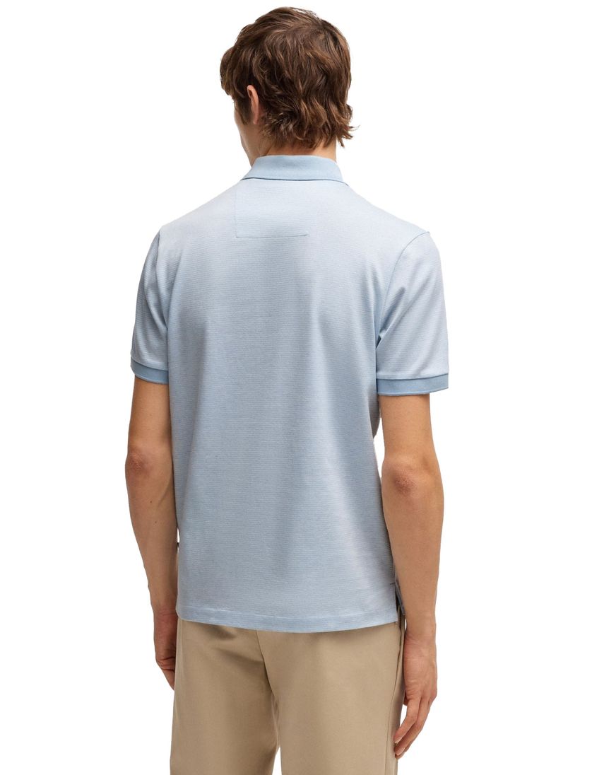 Hugo Boss black polo mercerised jersey