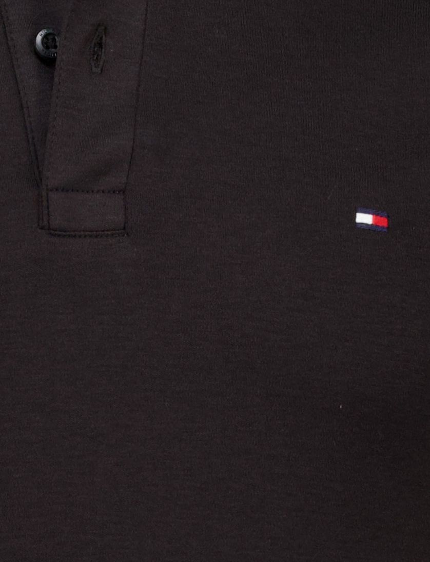 Tommy Hilfiger polo zwart effen