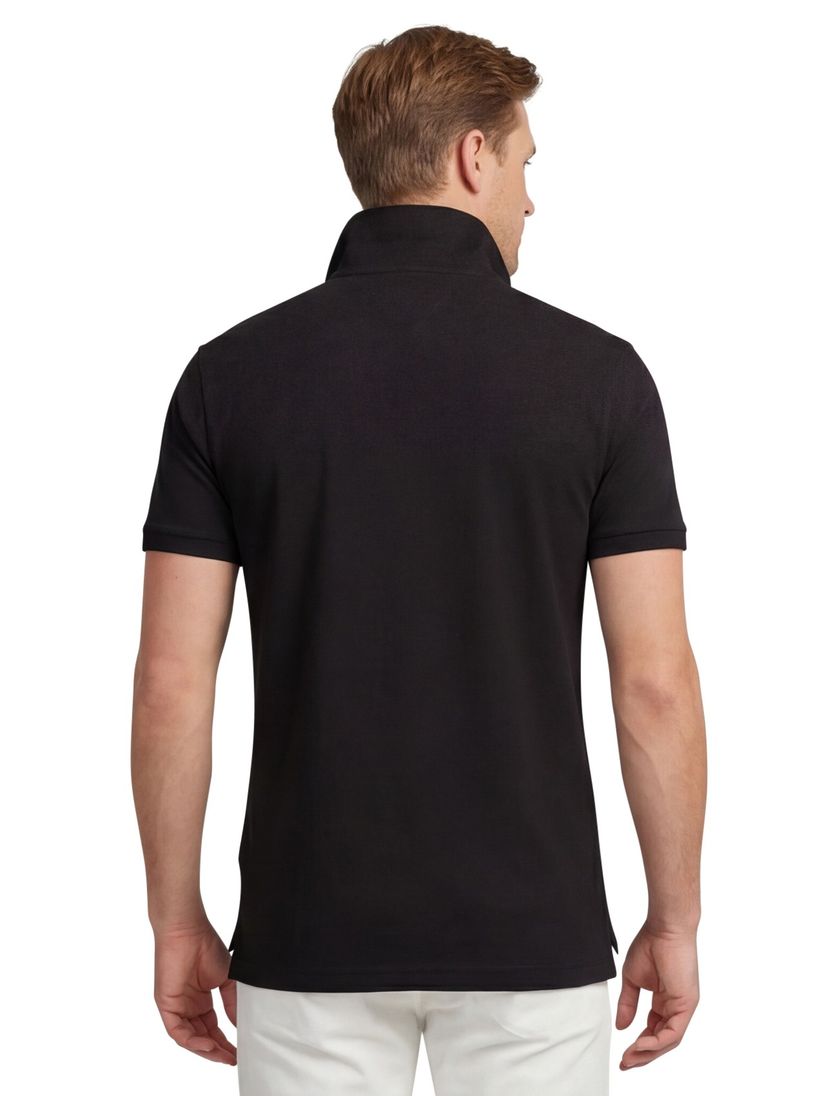 Tommy Hilfiger polo zwart effen