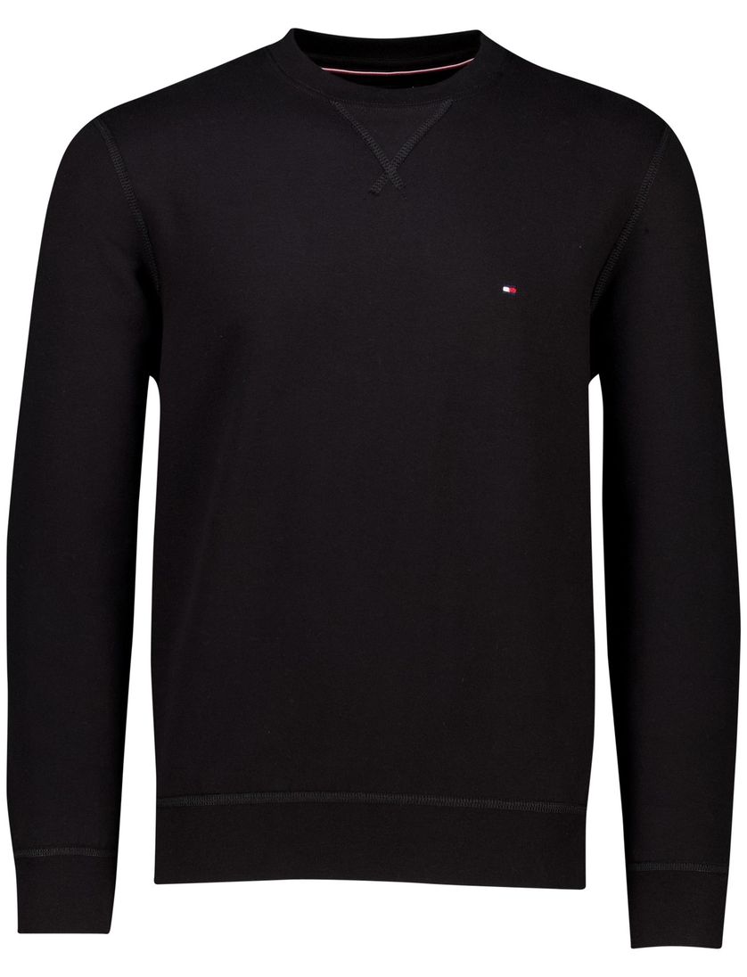 Tommy Hilfiger sweater zwart effen