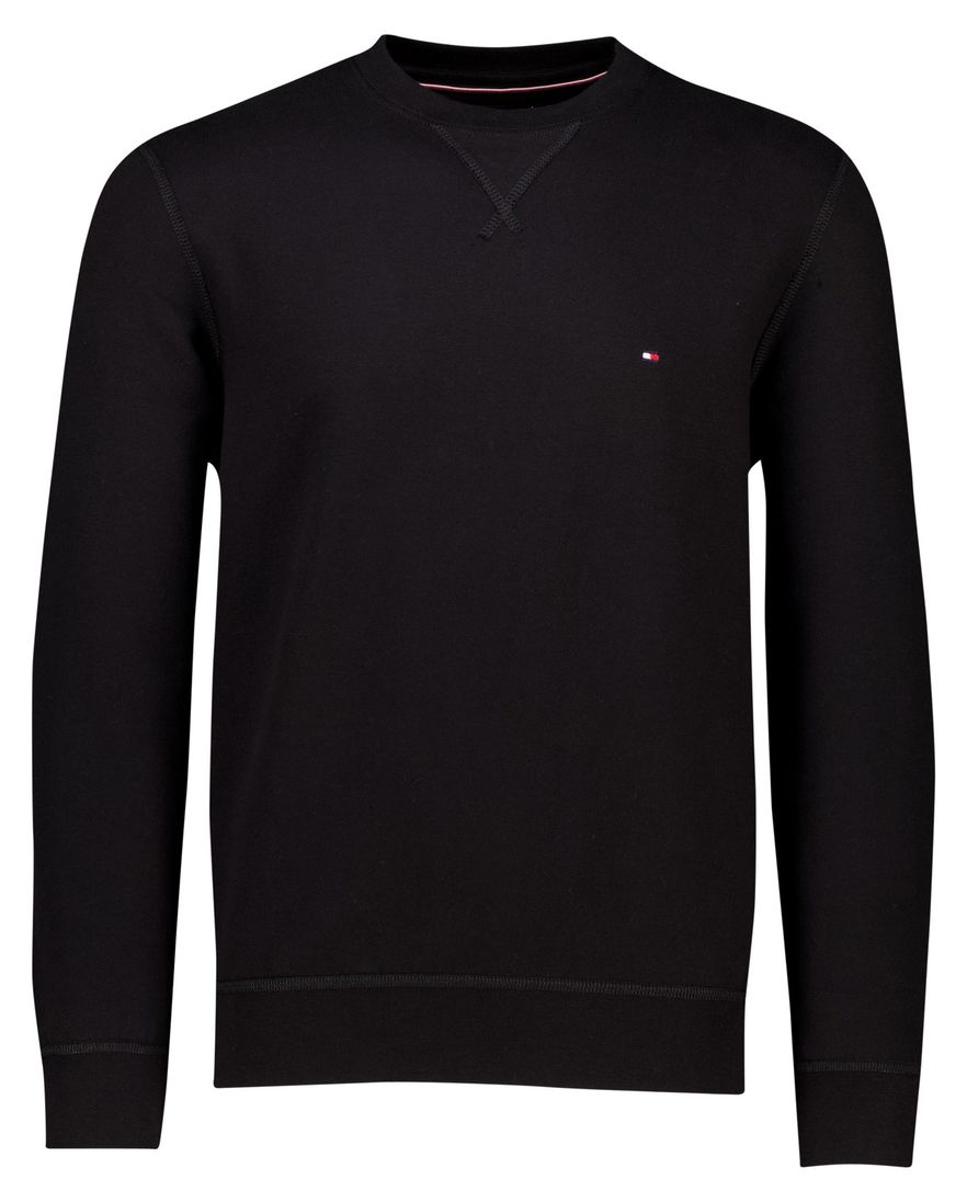 Tommy Hilfiger sweater zwart effen