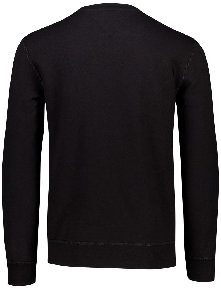 Tommy Hilfiger sweater zwart effen