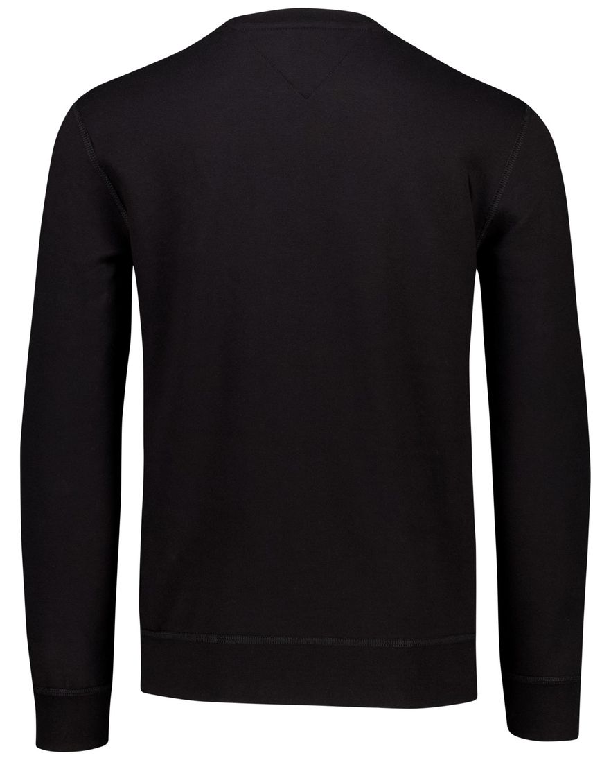 Tommy Hilfiger sweater zwart effen